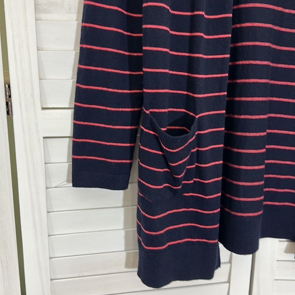 Talbots Cardigan Medium Longline Open Front Like New - Picture 6 of 14